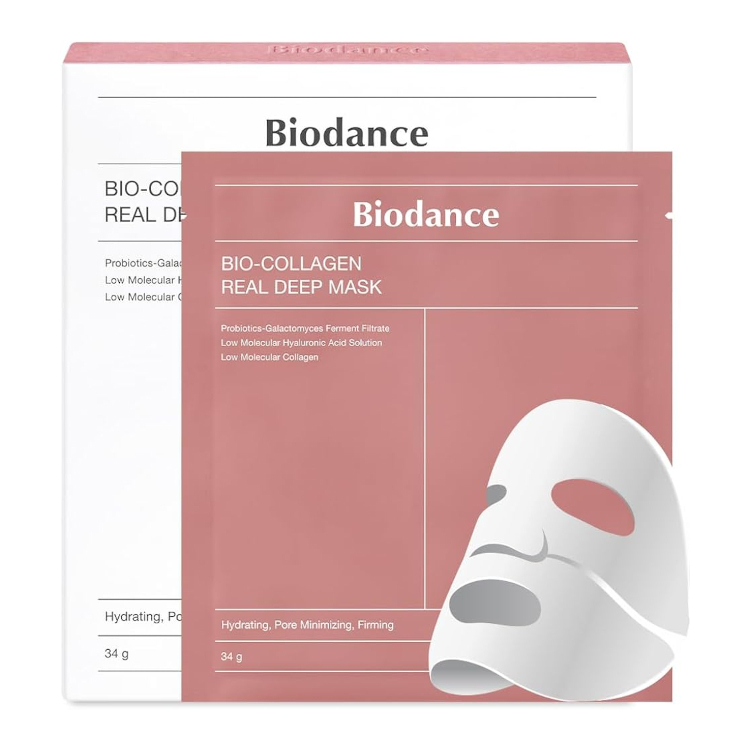 Biodance Bio-Collagen Real Deep Mask 4 шт. Ночная гидрогелевая маска с коллагеном