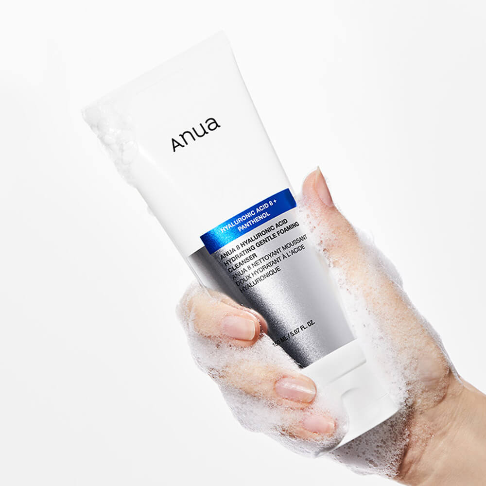 Мягкая пенка для умывания Anua 8 Hyaluronic Acid Hydrating Gentle Foaming Cleanser 150 ml